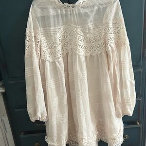 ASOS Ivory Lace Dress size 8